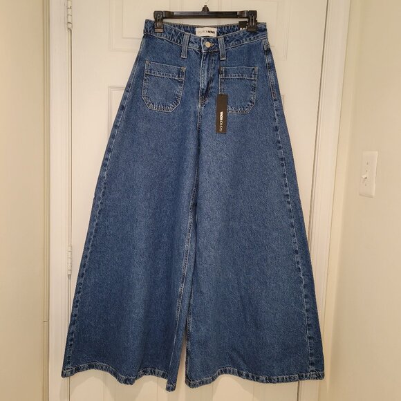 Palazzo High Rise/Waist Jeans NWT Sz 7 - Picture 4 of 12